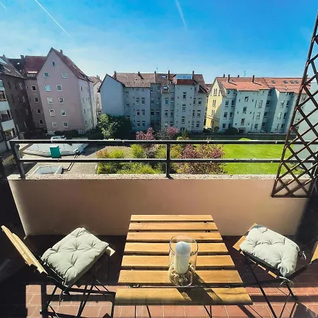 Kirchturm-Panorama - Apartment Mit Balkon Im Herzen Von Brunswick Exterior foto
